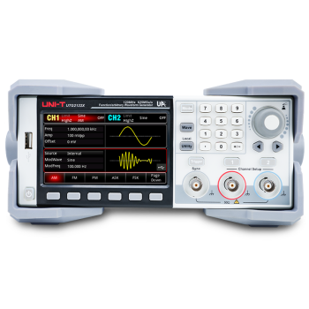 UTG2082X generator funkcyjny 2x80MHz 1,25GSa/s 16bitów Uni-T